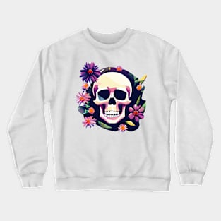 Flower skull #2 Crewneck Sweatshirt